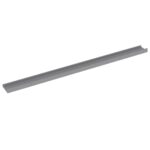 vidaXL Nástenné police 2 ks, sivé 115x9x3 cm – Obrázok 4