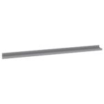 vidaXL Nástenné police 2 ks, sivé 115x9x3 cm – Obrázok 5