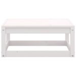 vidaXL 4-dielna záhradná sedacia súprava biela masívna borovica – Obrázok 7