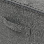 vidaXL Úložné boxy 2 ks látkové 43x34x23 cm antracitové – Obrázok 5