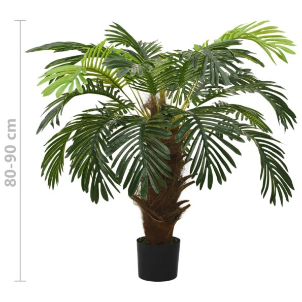 vidaXL Umelá palma Cycas s kvetináčom 90 cm zelená – Obrázok 6