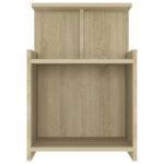 vidaXL Nočné stolíky 2 ks, dub sonoma 40x35x60 cm, kompozitné drevo – Obrázok 6