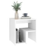 vidaXL Nočné stolíky 2 ks, biele 40x30x40 cm, kompozitné drevo – Obrázok 4