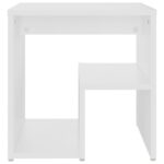 vidaXL Nočné stolíky 2 ks, biele 40x30x40 cm, kompozitné drevo – Obrázok 6