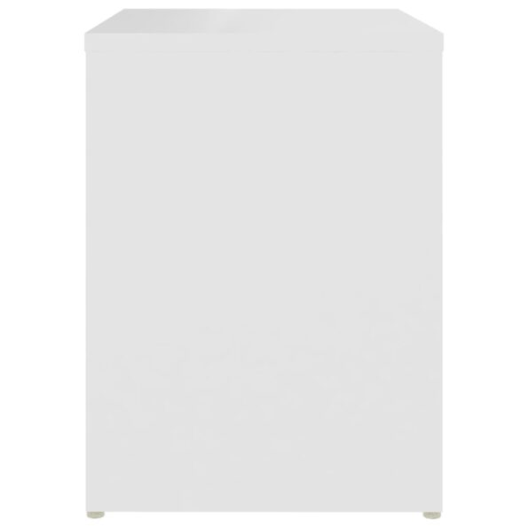 vidaXL Nočné stolíky 2 ks, biele 40x30x40 cm, kompozitné drevo – Obrázok 7