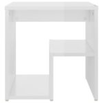 vidaXL Nočné stolíky 2 ks, lesklé biele 40x30x40 cm, kompozitné drevo – Obrázok 6