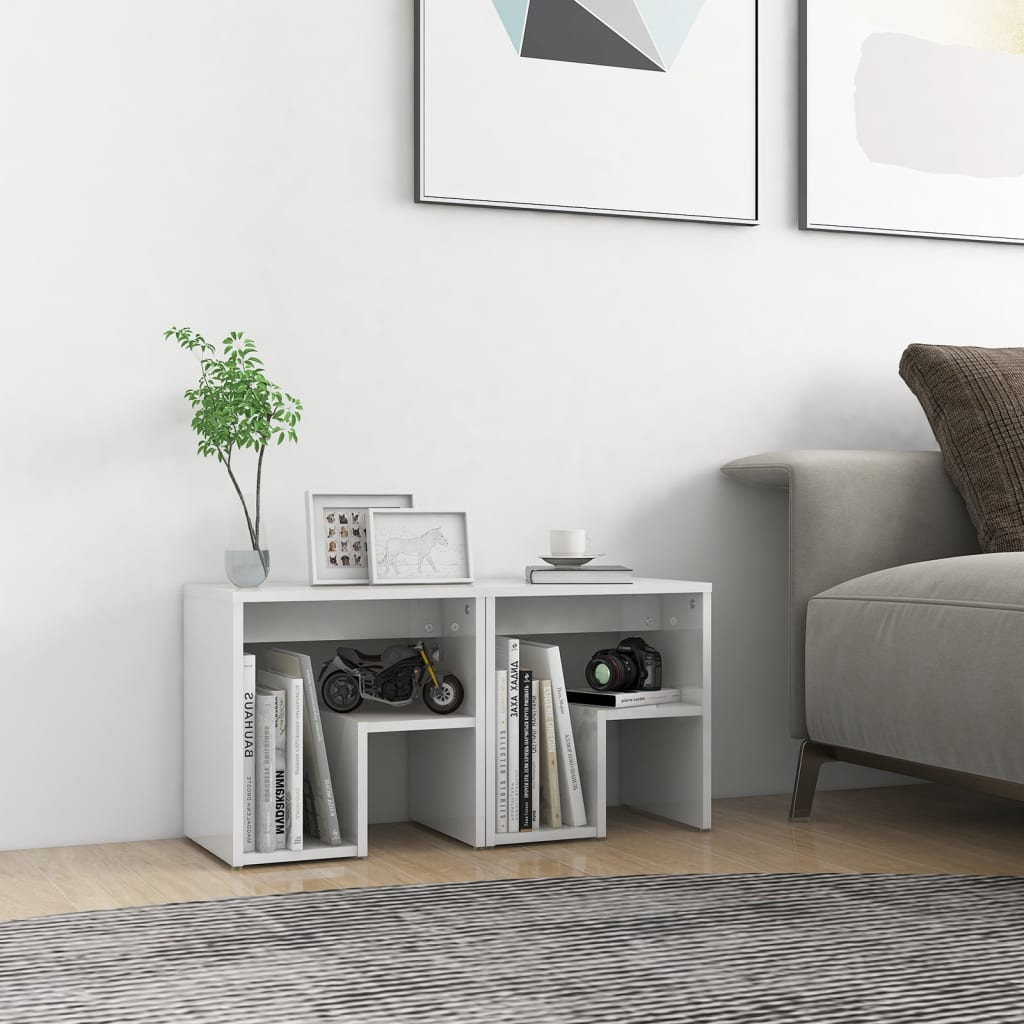 VXL8720286558478_m_en_hd_1.jpg vidaXL Nočné stolíky 2 ks, lesklé biele 40x30x40 cm, kompozitné drevo – Obrázok 1