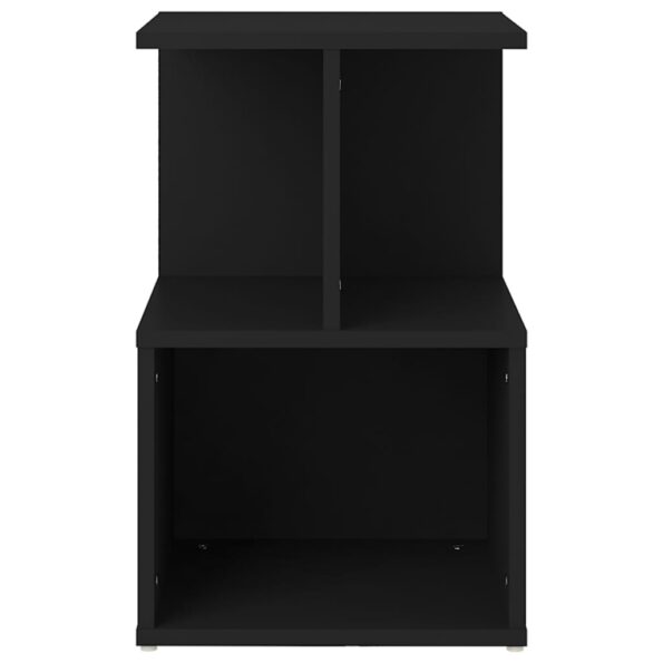 vidaXL Nočný stolík, čierny 35x35x55 cm, kompozitné drevo – Obrázok 4