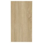 vidaXL Príručný stolík, dub sonoma 50x26x50 cm, kompozitné drevo – Obrázok 5