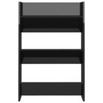 vidaXL Nástenné skrinky na topánky 2 ks, lesklé čierne 60x18x90 cm – Obrázok 6