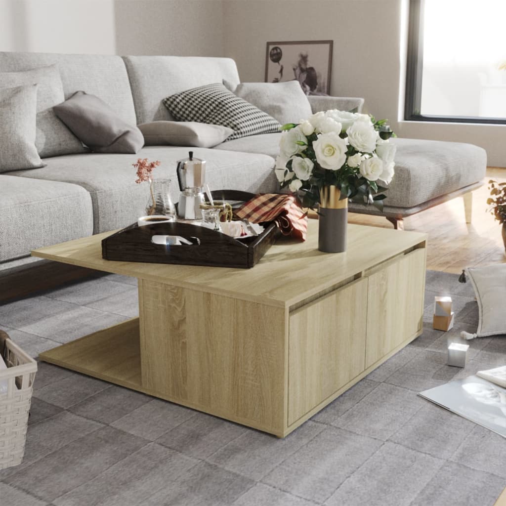 VXL8720286560808_m_en_hd_1.jpg vidaXL Konferenčný stolík, dub sonoma 80x80x31 cm, kompozitné drevo – Obrázok 1