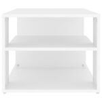 vidaXL Konferenčný stolík biely 100x50x40 cm drevotrieska – Obrázok 5