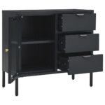 vidaXL Komoda antracitová 75x35x70 cm oceľ a tvrdené sklo – Obrázok 7