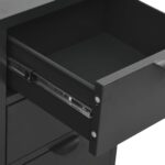 vidaXL Komoda antracitová 75x35x70 cm oceľ a tvrdené sklo – Obrázok 8
