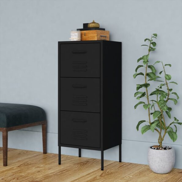 VXL8720286564998_m_en_hd_1.jpg vidaXL Úložná skrinka čierna 42,5x35x101,5 cm oceľ – Obrázok 1