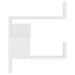 vidaXL Nástenná rohová polica, biela 40x40x50 cm, kompozitné drevo – Obrázok 6