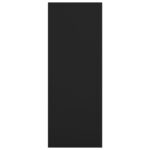 vidaXL Konzolový stolík čierny 78x30x80 cm drevotrieska – Obrázok 6