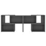 vidaXL TV skrinka, sivá 104x30x52 cm, kompozitné drevo – Obrázok 4