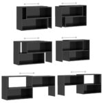 vidaXL TV skrinka lesklá sivá 149x30x52 cm drevotrieska – Obrázok 6