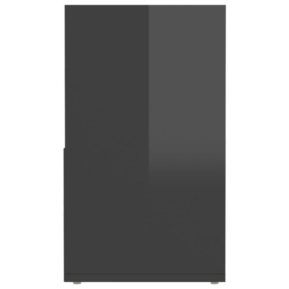 vidaXL TV skrinka lesklá sivá 149x30x52 cm drevotrieska – Obrázok 7