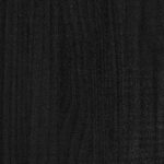 vidaXL Nočné stolíky 2 ks čierne 40x31x50 cm borovicový masív – Obrázok 4