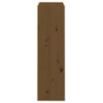 vidaXL Knižnica/deliaca stena medová 60x30x103,5 cm masívna borovica – Obrázok 6
