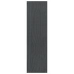 vidaXL Knižnica/deliaca stena sivá 100x30x103 cm masívna borovica – Obrázok 7