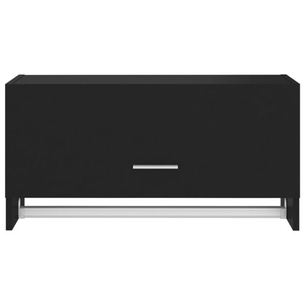 vidaXL Šatník, čierny 70x32,5x35 cm, kompozitné drevo – Obrázok 5