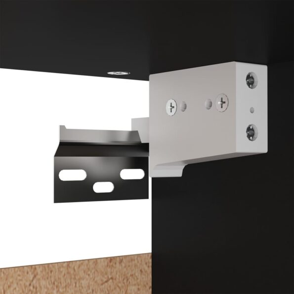 vidaXL Šatník, čierny 70x32,5x35 cm, kompozitné drevo – Obrázok 8