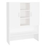 vidaXL Skrinka na práčku biela 70,5x25,5x90 cm – Obrázok 2