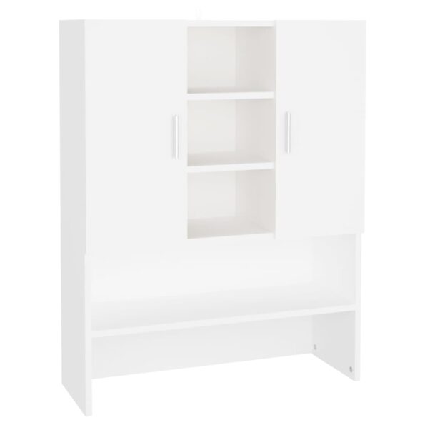 vidaXL Skrinka na práčku biela 70,5x25,5x90 cm – Obrázok 2