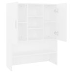 vidaXL Skrinka na práčku biela 70,5x25,5x90 cm – Obrázok 7