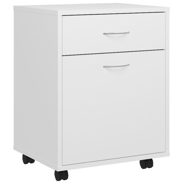 VXL8720286609781_a_en_hd_1.jpg vidaXL Skrinka na kolieskach biela 45x38x54 cm drevotrieska – Obrázok 2