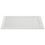 vidaXL Lamelové dvierka na skrinku 4 ks, biele 99,3x39,4 cm, borovica – Obrázok 5