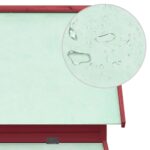 vidaXL Kurín červený a biely 152x96x110 cm masívne jedľové drevo – Obrázok 7