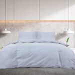 vidaXL Súprava obliečok sivá 220x240 cm ľahké mikrovlákno – Obrázok 3