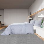 vidaXL Súprava obliečok sivá 220x240 cm ľahké mikrovlákno – Obrázok 4