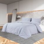 vidaXL Súprava obliečok sivá 220x240 cm ľahké mikrovlákno