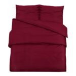 vidaXL Súprava obliečok čierna 240x220 cm ľahké mikrovlákno – Obrázok 2