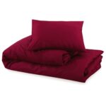 vidaXL Súprava obliečok čierna 240x220 cm ľahké mikrovlákno – Obrázok 6