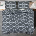 vidaXL Súprava obliečok na paplón sivá 135x200 cm bavlna – Obrázok 5