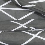vidaXL Súprava obliečok na paplón sivá 135x200 cm bavlna – Obrázok 8