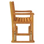 vidaXL Hojdacia záhradná lavička 110 cm akáciový masív – Obrázok 4