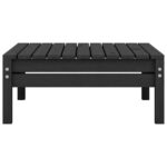 vidaXL 3-dielna záhradná sedacia súprava čierna masívna borovica – Obrázok 12