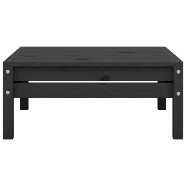 vidaXL 3-dielna záhradná sedacia súprava čierna masívna borovica – Obrázok 11