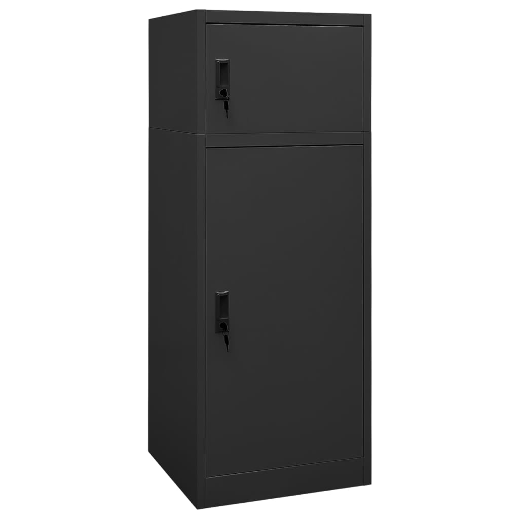 VXL8720286699379_a_en_hd_1.jpg vidaXL Skriňa na sedlo antracitová 53x53x140 cm oceľová – Obrázok 1