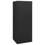 vidaXL Skriňa na sedlo antracitová 53x53x140 cm oceľová – Obrázok 4