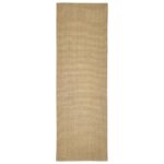 vidaXL Koberec prírodný sisal 80x250 cm – Obrázok 2