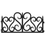 vidaXL Obruba trávnika 17 ks čierna 10 m PP – Obrázok 3