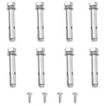 vidaXL Zaťahovacia bočná markíza červená 180x600 cm – Obrázok 7